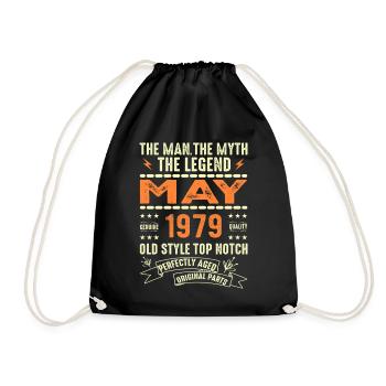 Anniversaire Mai 1979 - Mai 1979 - Sac de sport léger - noir - Devant