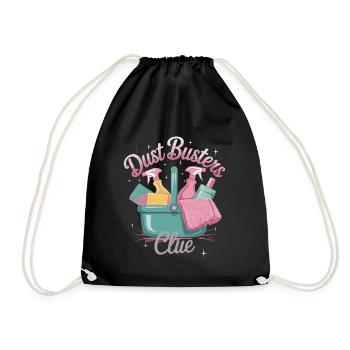 Nettoyage du club Dust Busters et design amusant pour - Sac de sport léger - noir - Devant