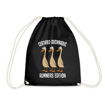 Ducks Duck Breeding Duck Keeper Duck Mom - Drawstring Bag - black - Front