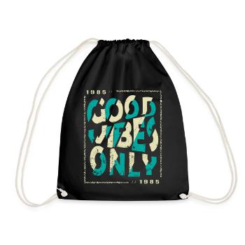 1985 Birthday 1985 Vintage 1985 Gift 1985 - Drawstring Bag - black - Front