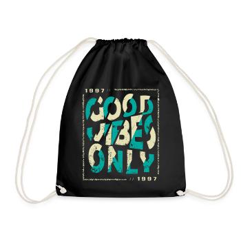 1997 Birthday 1997 Vintage 1997 Gift 1997 - Drawstring Bag - black - Front