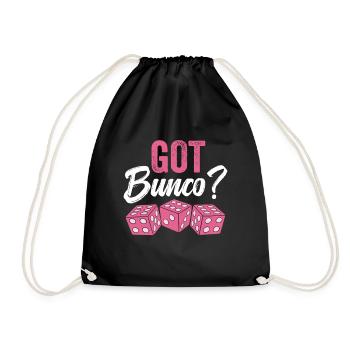 Bunco Dice Game Night Design Tournoi Bunco - Sac de sport léger - noir - Devant