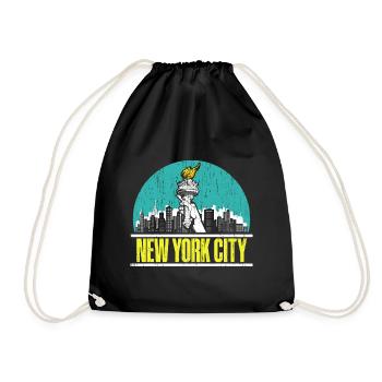 New York États-Unis Amérique New York Empire Stater - Sac de sport léger - noir - Devant