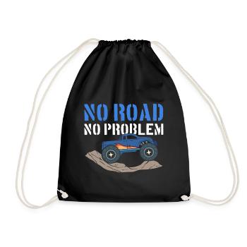 Pas de route, pas de problème Racers - Sac de sport léger - noir - Devant