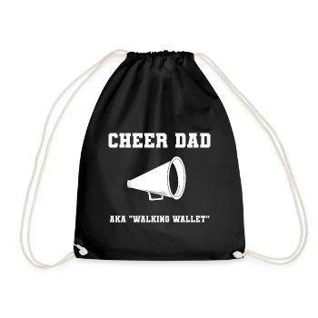 Cheer Dad Walking Wallet Cheerleading-Trainer - Turnbeutel - Schwarz - Vorne