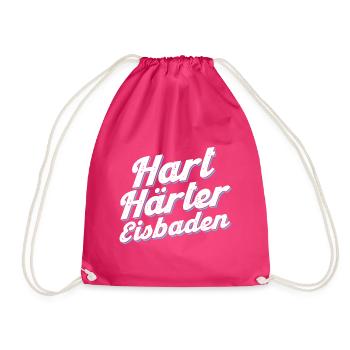 Eisbader Eisschwimmen Eisbaden - Turnbeutel - Fuchsia - Vorne