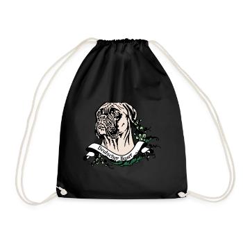 BOXER colored around 1900 - Drawstring Bag - black - Front