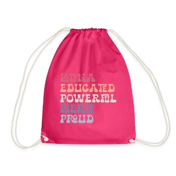 Latina Educated Powerful Fuerte Proud Feminist - Sac de sport léger - fuchsia - Devant