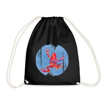 grenouille 110 a - Sac de sport léger - noir - Devant