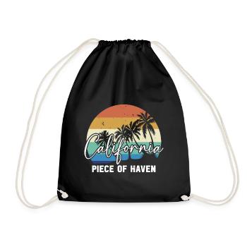 California Piece Of Haven État américain d’Amérique kalifo - Sac de sport léger - noir - Devant