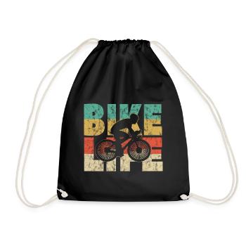 Bike Life - Drawstring Bag - black - Front