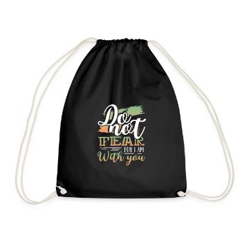 Les dons chrétiens ne craignent pas que je sois avec vous - Sac de sport léger - noir - Devant