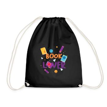 Bibliothécaire Cadeau Amusant Livre Amoureux Idée Cadeau - Sac de sport léger - noir - Devant