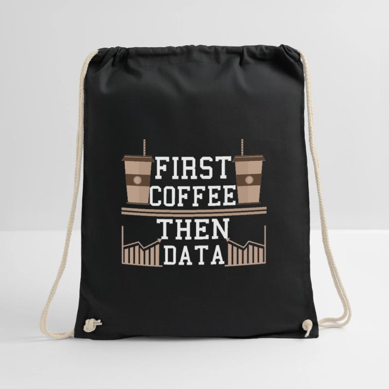 Programmierer Geschenk Frist Kaffee dann Datencomputer Turnbeutel
