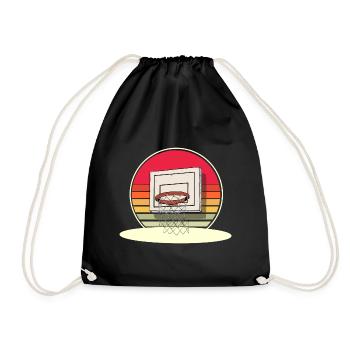 Joueurs de basket-ball - Sac de sport léger - noir - Devant