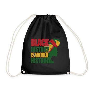 Mois de l’histoire des Noirs Histoire des Noirs - Sac de sport léger - noir - Devant