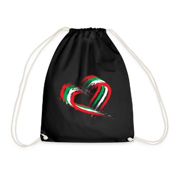 Lebanon - Drawstring Bag - black - Front