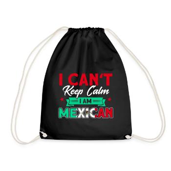 Mexiko Mexikanische Wurzeln Geschenk - Turnbeutel - Schwarz - Vorne