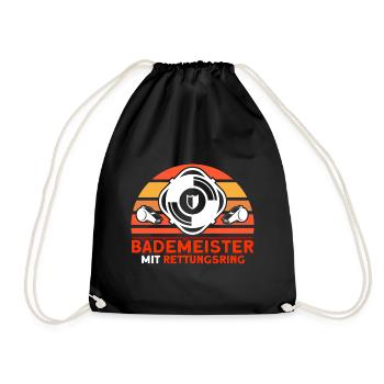 Sauveteur Piscine Sauveteur Sauveteur Sauveteur - Sac de sport léger - noir - Devant