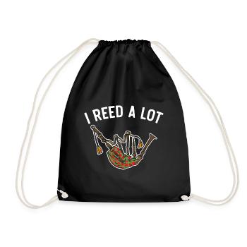 I Reed A Lot Bagpipes Instrument Musicien D - Sac de sport léger - noir - Devant