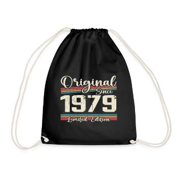 1979 Cadeau D’anniversaire Rétro Vintage 1979 - Sac de sport léger - noir - Devant