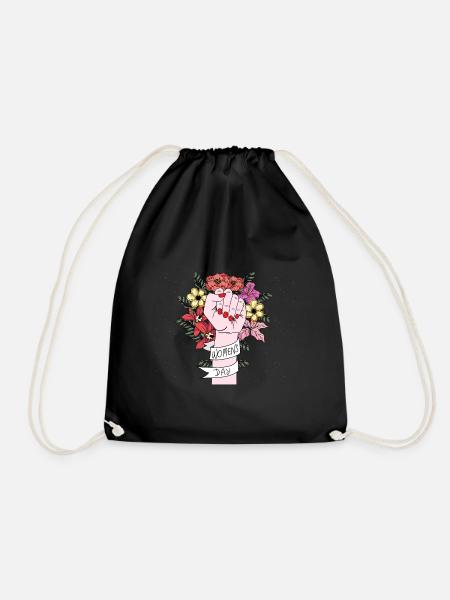 Women's Day - Turnbeutel - Schwarz