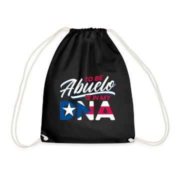 Being Abuelo is in my DNA Puerto Rico - Drawstring Bag - black - Front