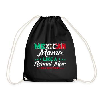 Mexiko Mexikanische Wurzeln Geschenk - Turnbeutel - Schwarz - Vorne