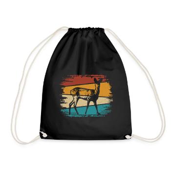 Chevreuil - Sac de sport léger - noir - Devant
