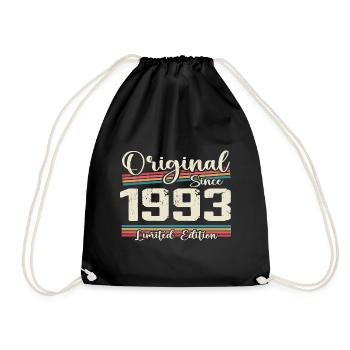 1993 Cadeau D’anniversaire Rétro Vintage 1993 - Sac de sport léger - noir - Devant