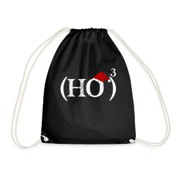 Noël maths drôle - Sac de sport léger - noir - Devant