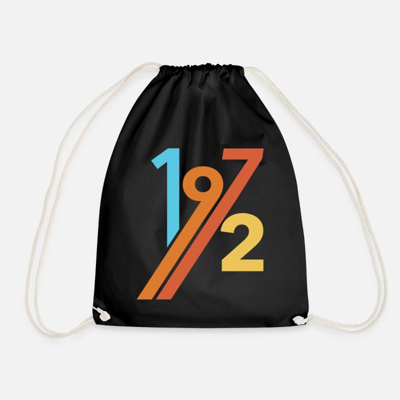 1972 SHIRT - Turnbeutel - Schwarz