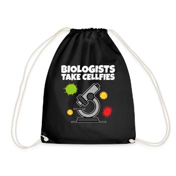 Les biologistes prennent des cellules de biologie de biologiste Cellfies - Sac de sport léger - noir - Devant