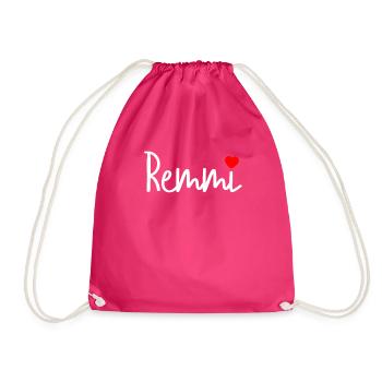 Remmi Demmi Remmidemmi Beste Freundinnen Freundin - Turnbeutel - Fuchsia - Vorne