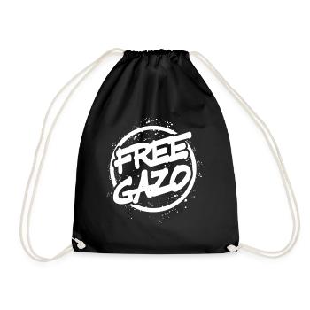 Free Gazo rappeur prison Rap Hambourg Gangster prison - Sac de sport léger - noir - Devant