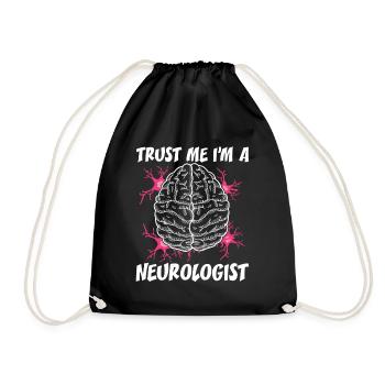 Neurologie neurologie science du cerveau neuro - Sac de sport léger - noir - Devant