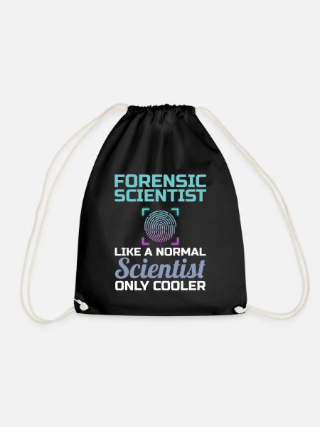 Forensic Scientist Science forensik Forensiker - Turnbeutel - Schwarz