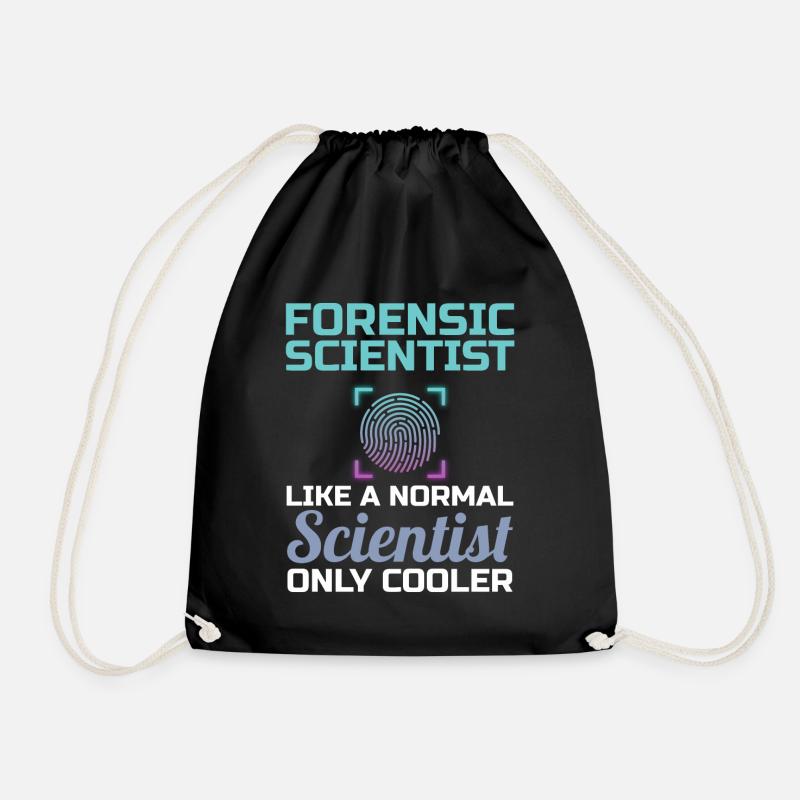 Forensic Scientist Science forensik Forensiker - Turnbeutel - Schwarz