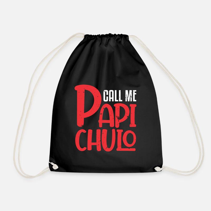 Call Me Papi Chulo Sugar Daddy Dad Papa - Turnbeutel - Schwarz