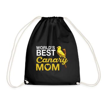 Kanarienvogel Vogel Haustier Kanarienvögel Vögel - Sac de sport léger - noir - Devant