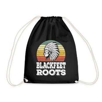 Blackfeet Tribe Native American Indian Indianer - Sac de sport léger - noir - Devant