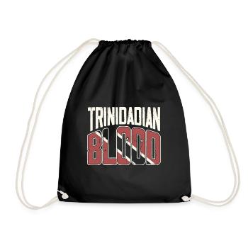 Trini Trinidad und Tobago Flagge Musik Trini - Turnbeutel - Schwarz - Vorne