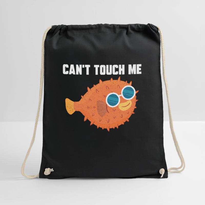 Puffer fish Buffer fish Fish Balloon fish Fish Drawstring Bag