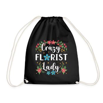 Fleurs Fleuriste fleuriste fleuriste fleuriste fleur - Sac de sport léger - noir - Devant