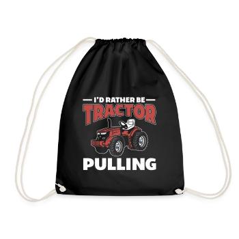 Tracteur tracteur agriculteur agriculteur - Sac de sport léger - noir - Devant