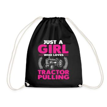 Tracteur tracteur agriculteur agriculteur - Sac de sport léger - noir - Devant