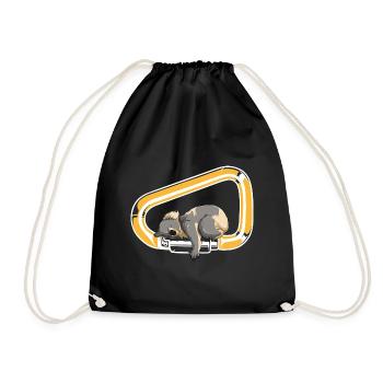 Koala Carabiner Escalade Animal Mignon Bloc - Sac de sport léger - noir - Devant