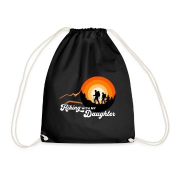 Randonner avec ma fille - wandern mit Tochter - Sac de sport léger - noir - Devant