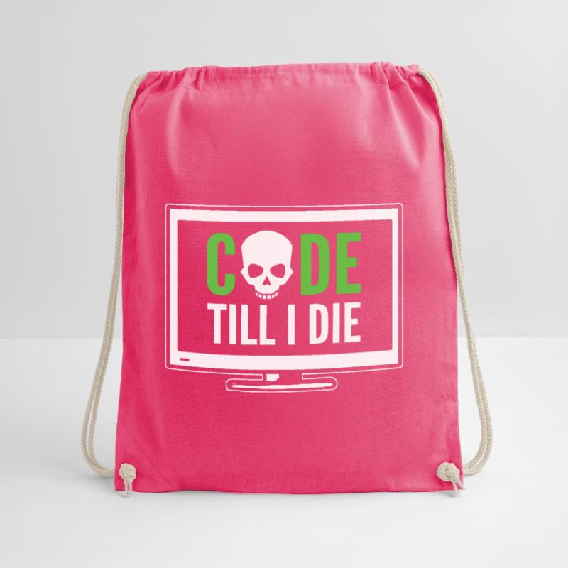Computer Programmer Computer Specialist Drawstring Bag