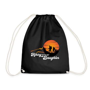 Randonner avec ma fille - wandern mit Tochter - Sac de sport léger - noir - Devant